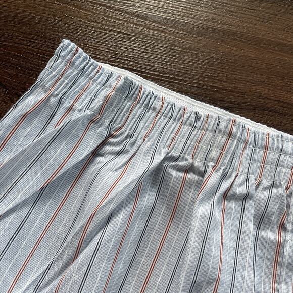 NOS Vintage Boxer Shorts 1970s Permanent Press Size 38 Light Blue Stripe 2 - Picture 3 of 7